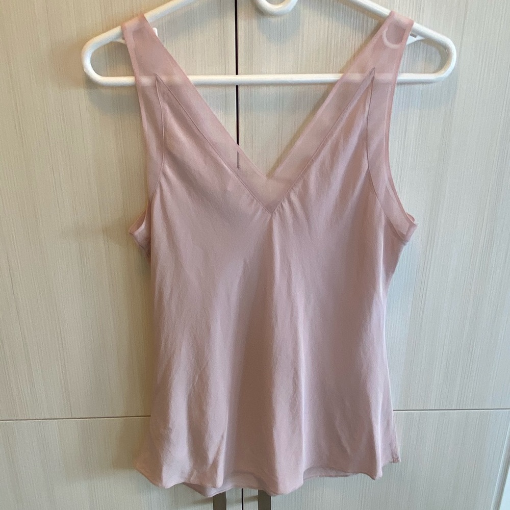 TED BAKER pink camisole with mesh detail